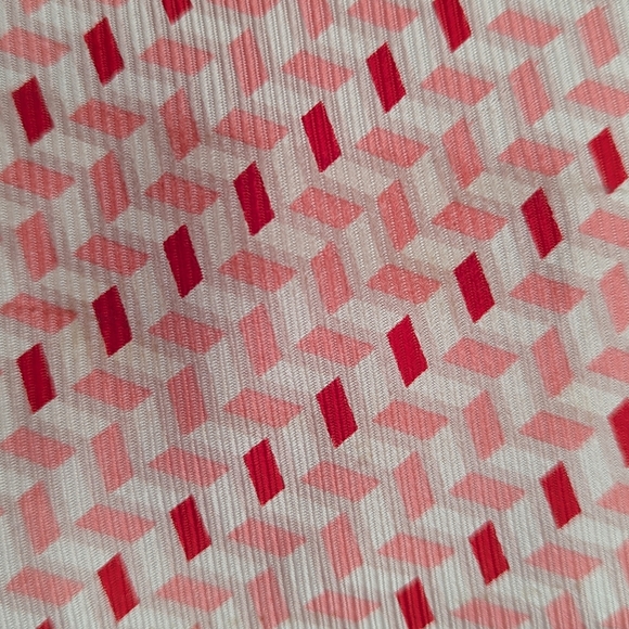 Bijoux Terner Men's Genuine Silk Colorful Geometric Pattern Ties - Picture 6 of 14